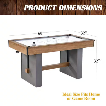 5 Ft. Urban Collection Air Powered Hockey Table with Electronic Scorer and Sound Effects