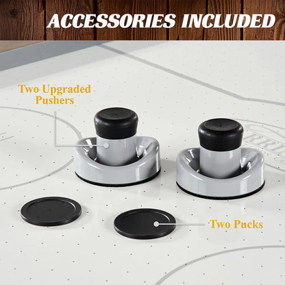 7 Ft. Urban Air Hockey Table with Pusher and Puck Set by